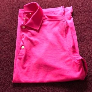 Walter Hagen - Mens pink polo shirt size small